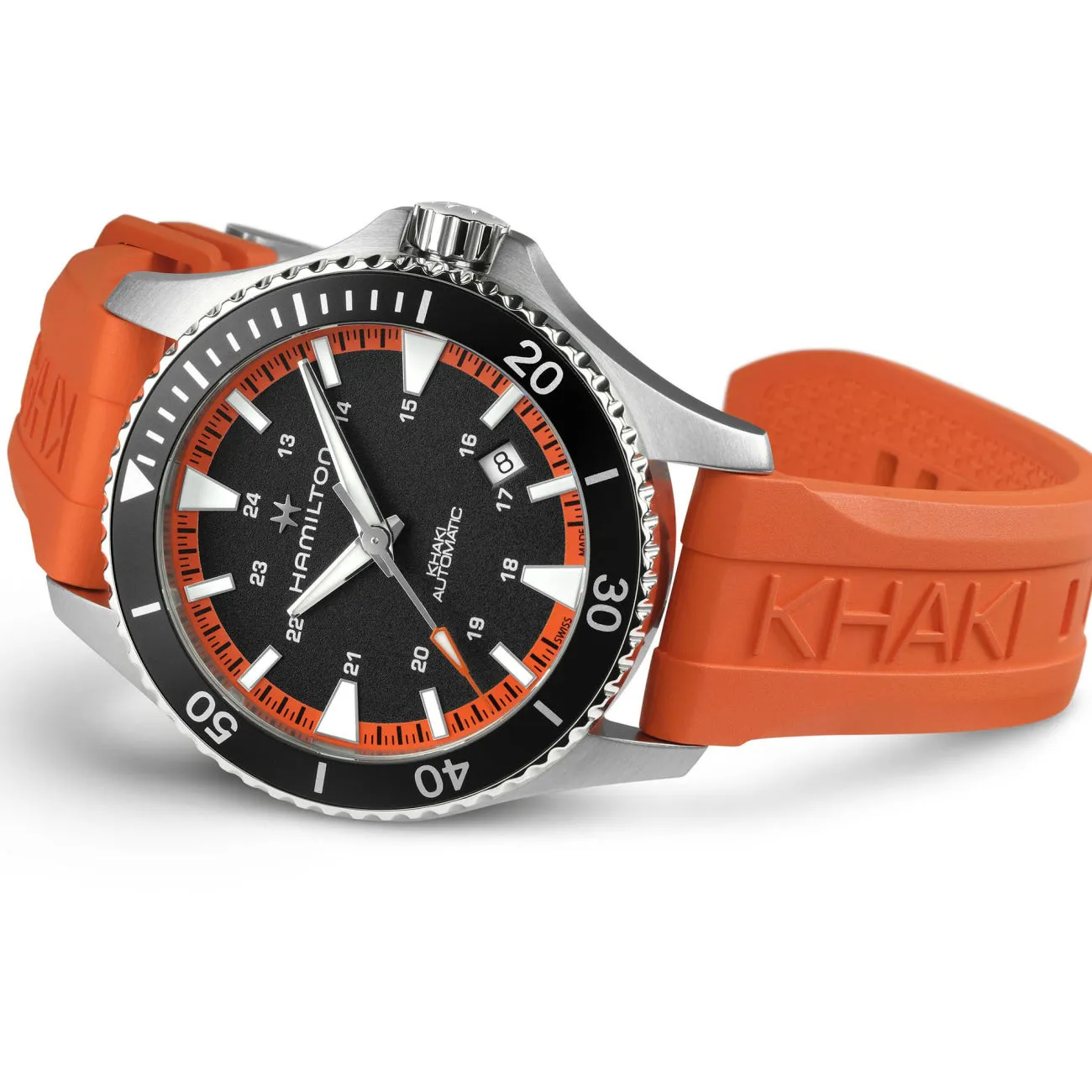 KHAKI NAVY SCUBA AUTO - TANGERINE ORANGE