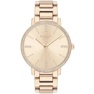 Ladies' COACH Audrey Rose Gold-Tone Crystal Accent Watch - 14503354