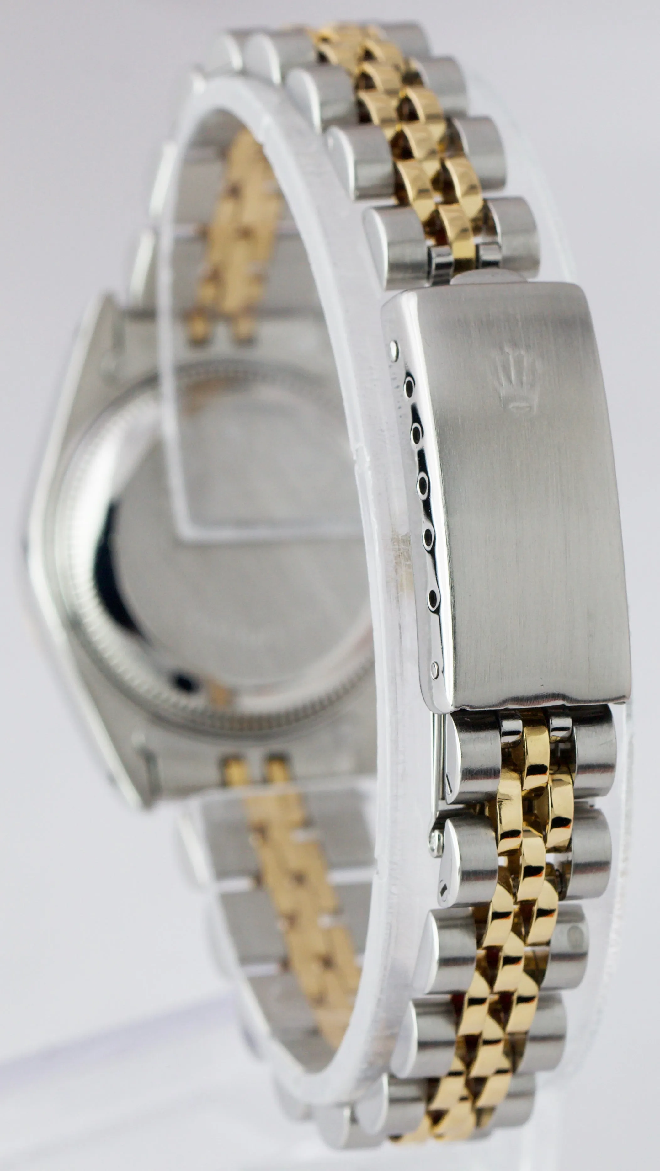 Ladies Rolex DateJust 26mm Jubilee Blue Roman Dial Two-Tone Gold Watch 69173
