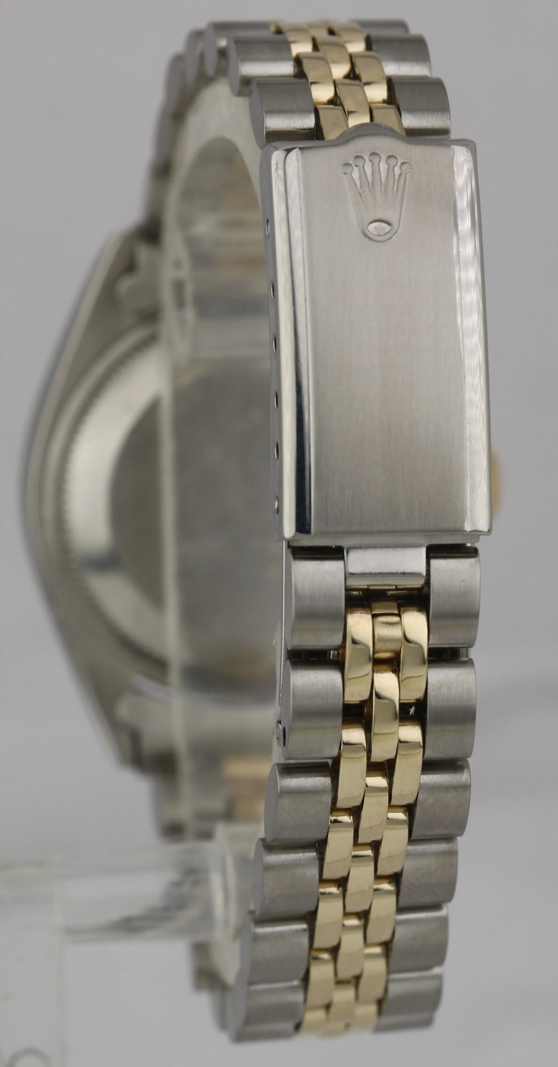 Ladies Rolex DateJust 6917 Gold Tiffany & Co Stamp Silver 26mm Jubilee Watch