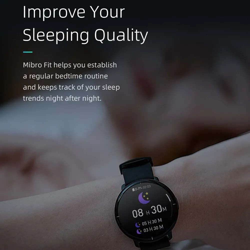 Lenovo Mibro Lite 2 Smartwatch 1.3Inch AMOLED HD Screen 9.8mm Ultra Watch Waterproof Sport Tracker Men Women Smart Watch 230mAh
