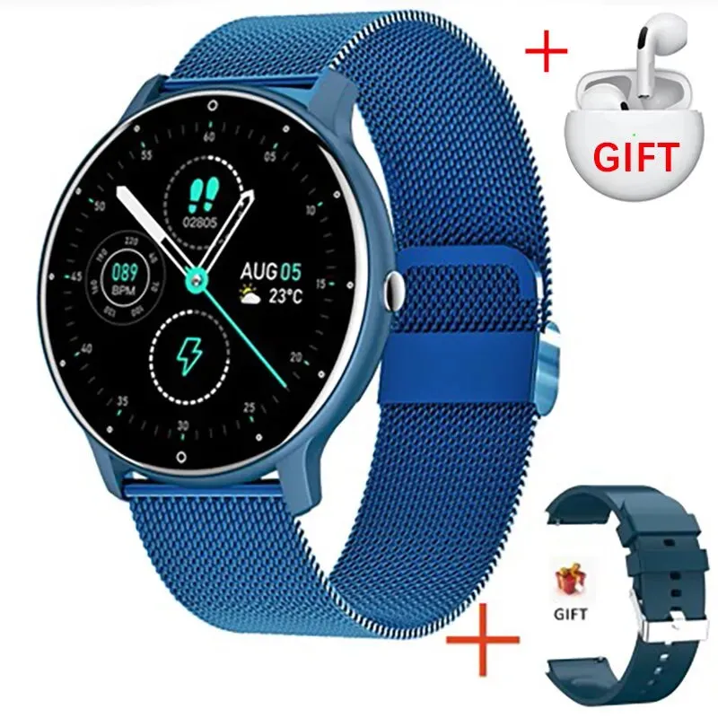 LIGE 2023 New Men Smart Watch Real-time Activity Tracker Heart Rate Monitor Sports Women Smart Watch Men Clock For Android IOS