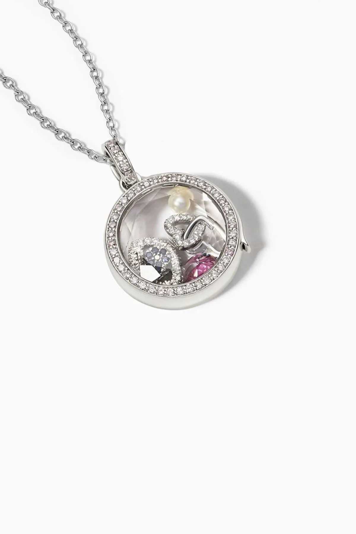 LOQUET LONDON | ROUND WHITE PEARL