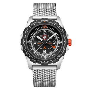 Luminox Mens Bear Grylls Survival Air GMT Stainless Steel Case Watch - XB.3762