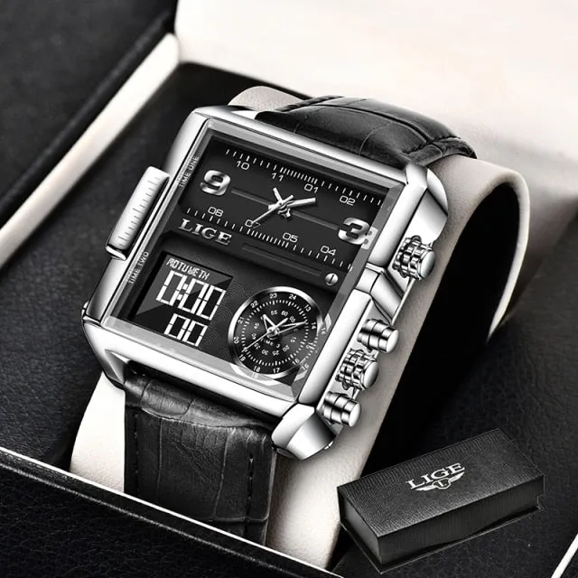 Luxury Waterproof Wristwatch Men Quartz Analog Military Digital Watches