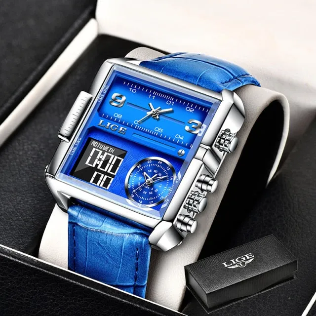 Luxury Waterproof Wristwatch Men Quartz Analog Military Digital Watches