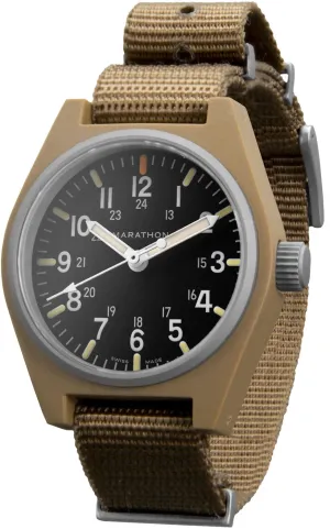 Marathon General Purpose Desert Tan Quartz With MaraGlo GPQ Watch