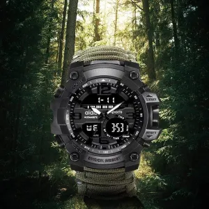 Men Digital Multi Use Survival Digital Sports Watches