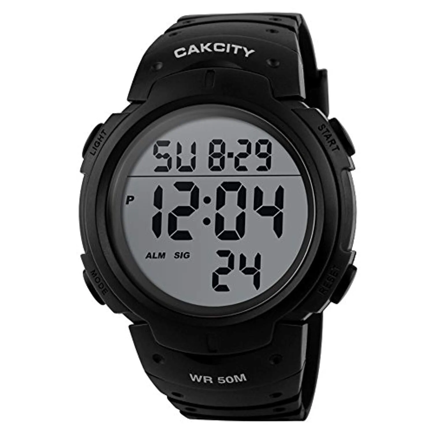 Mens Digital Sports Military Waterproof Watch
