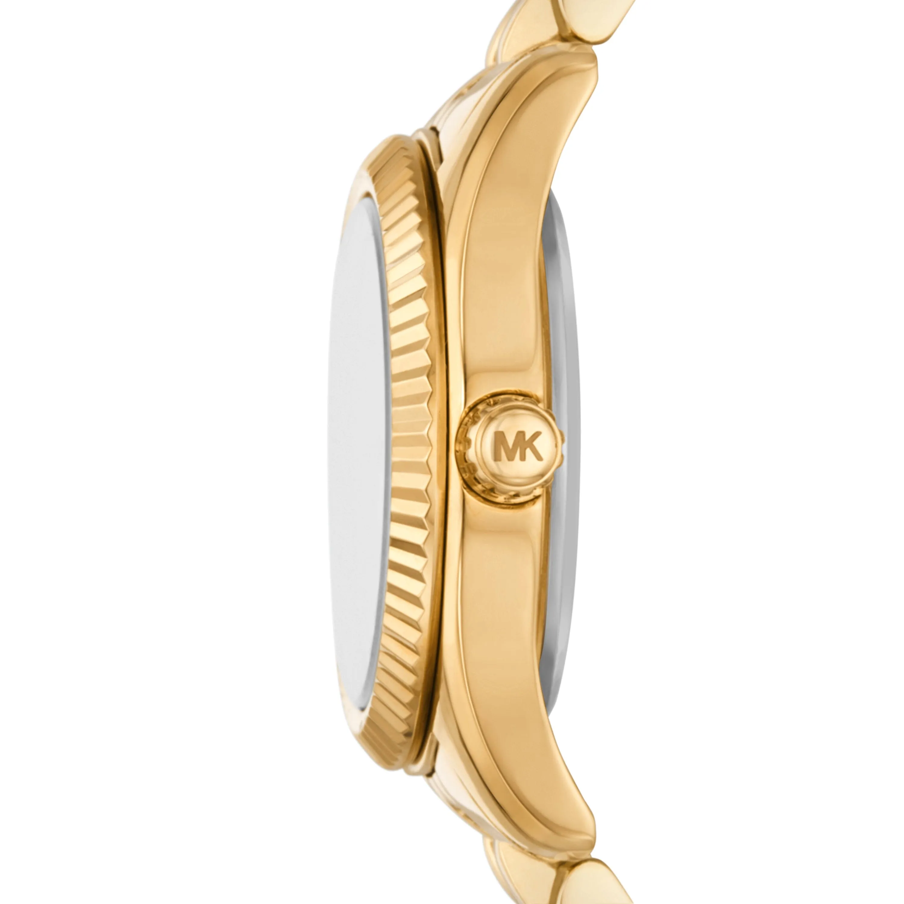 Michael Kors Lexington Three Hand Gold Tone Stainless Steel Watch MK4741
