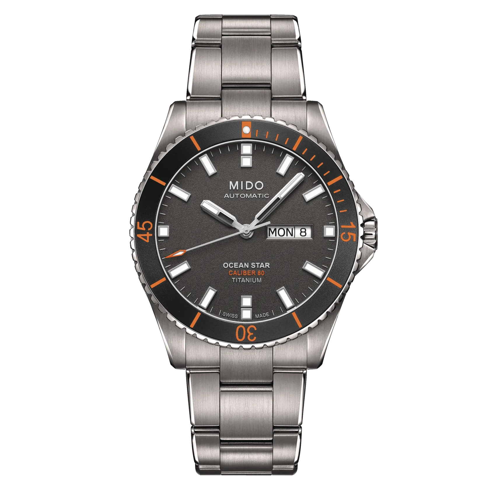 MIDO OCEAN STAR 200 TITANIUM ON BRACELET