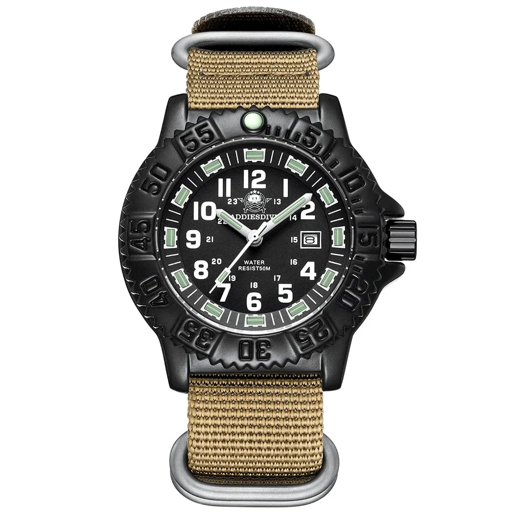 Military NATO Nylon Wrist Watch
