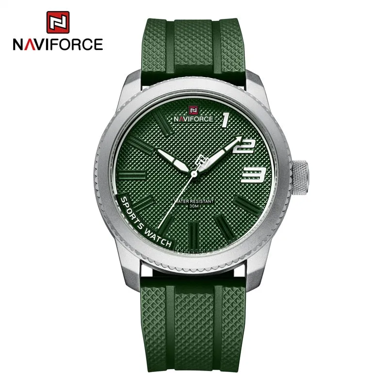 Military Silicone Strap Watch 30ATM Waterproof