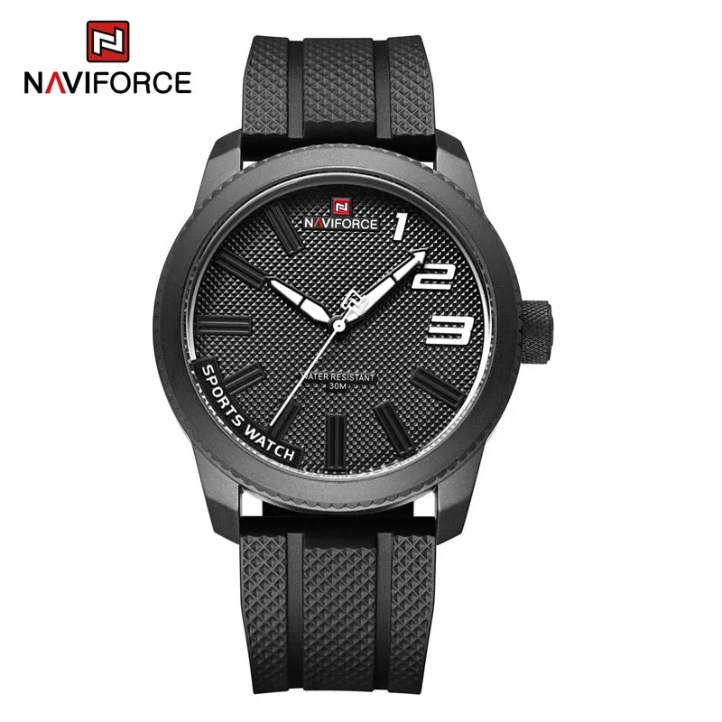 Military Silicone Strap Watch 30ATM Waterproof