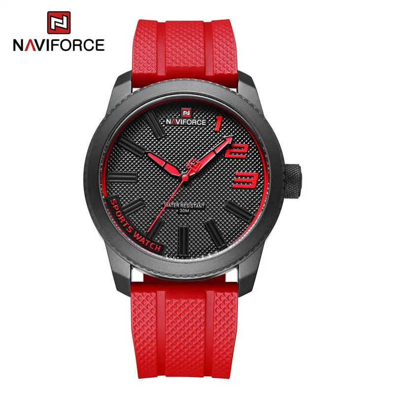 Military Silicone Strap Watch 30ATM Waterproof