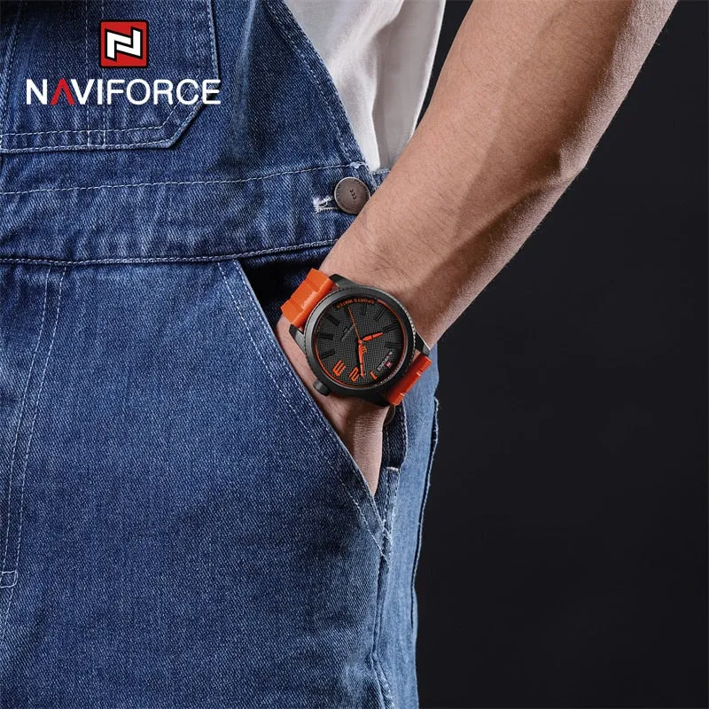Military Silicone Strap Watch 30ATM Waterproof