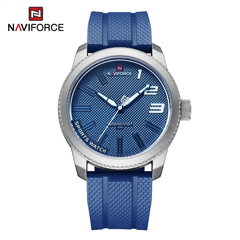 Military Silicone Strap Watch 30ATM Waterproof