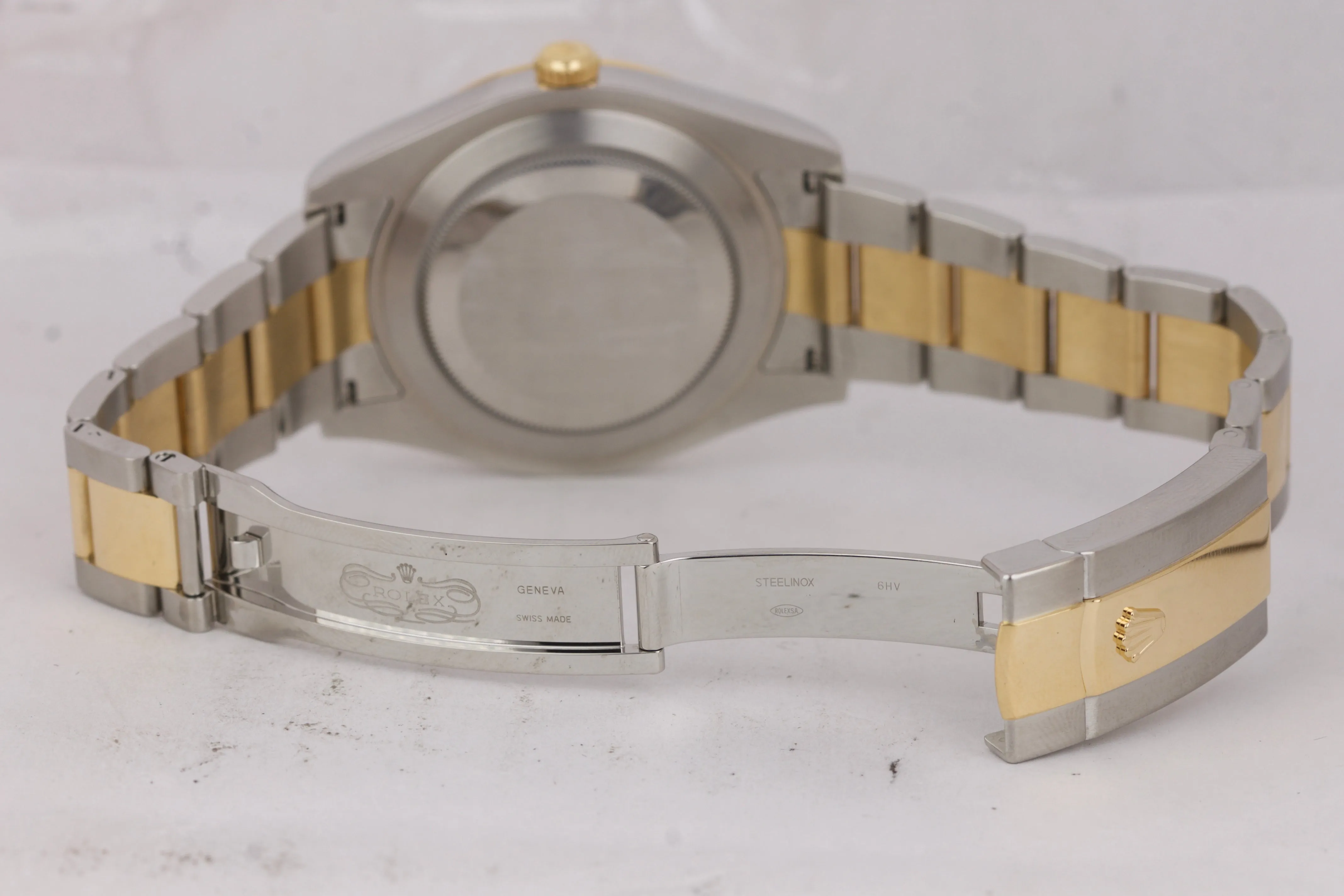 MINT 2016 Rolex Datejust II 2 41MM Slate Green Roman 116333 Two-Tone Stainless