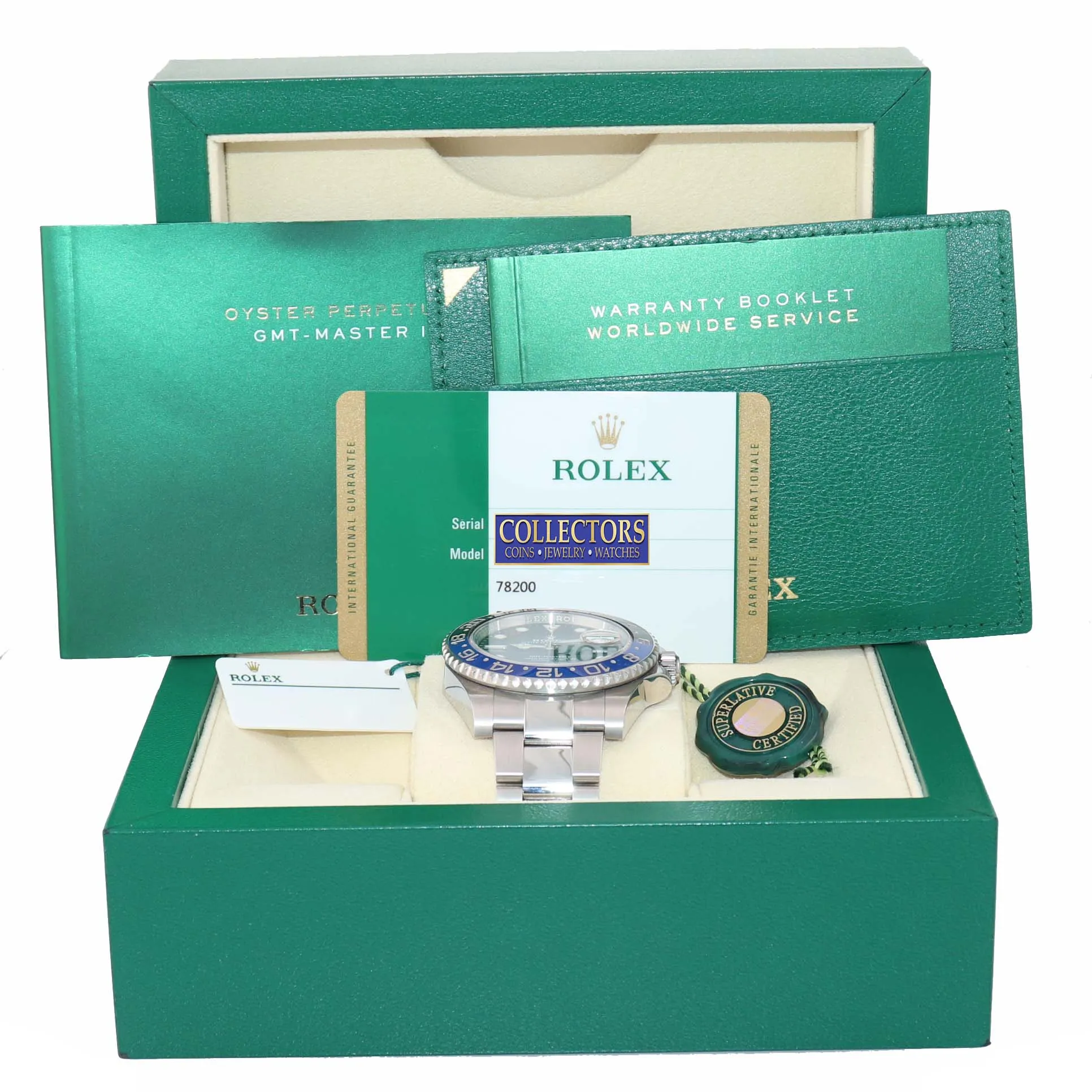 MINT 2017 PAPERS Rolex GMT Master Blue 116710 BLNR Ceramic Batman Watch Box
