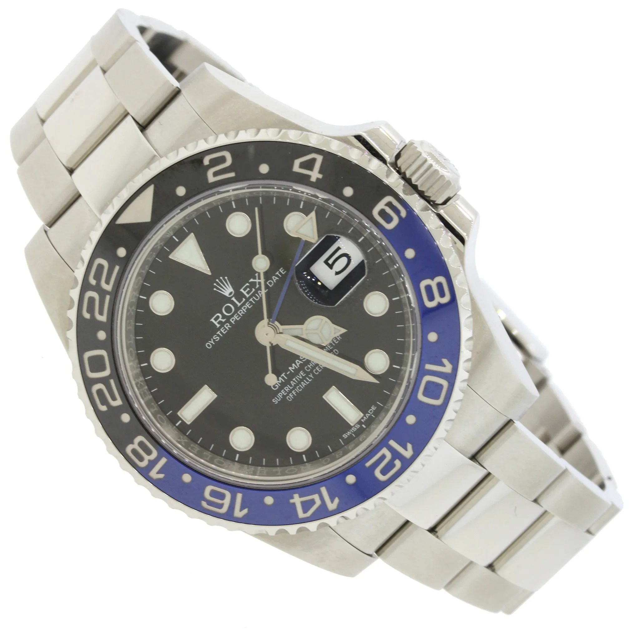 MINT 2018 Rolex GMT Master II 116710 BLNR Steel GMT Ceramic Batman Watch Box