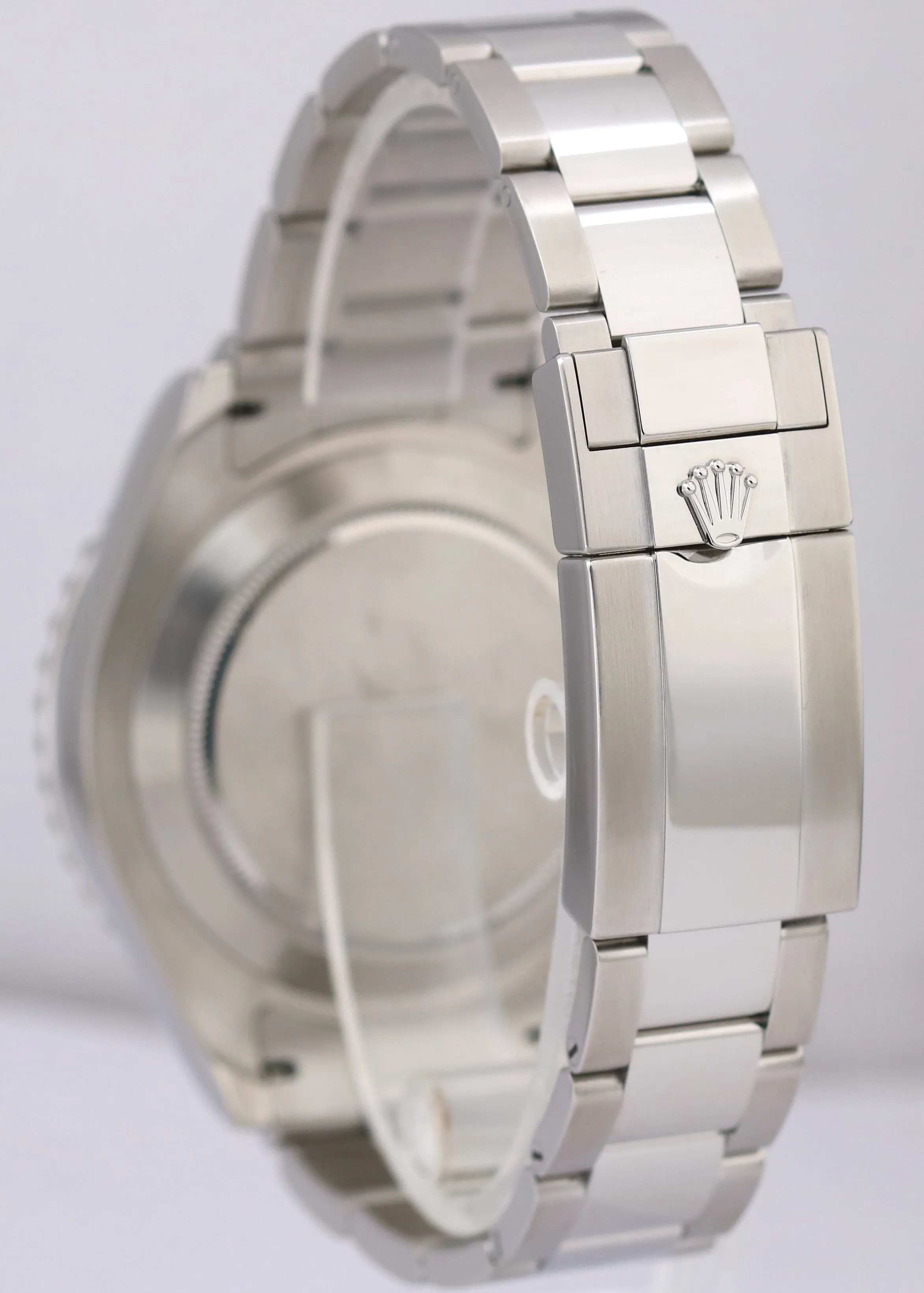 MINT 2022 PAPERS Rolex Yacht-Master II 44mm NEW HANDS Steel White 116680 B P