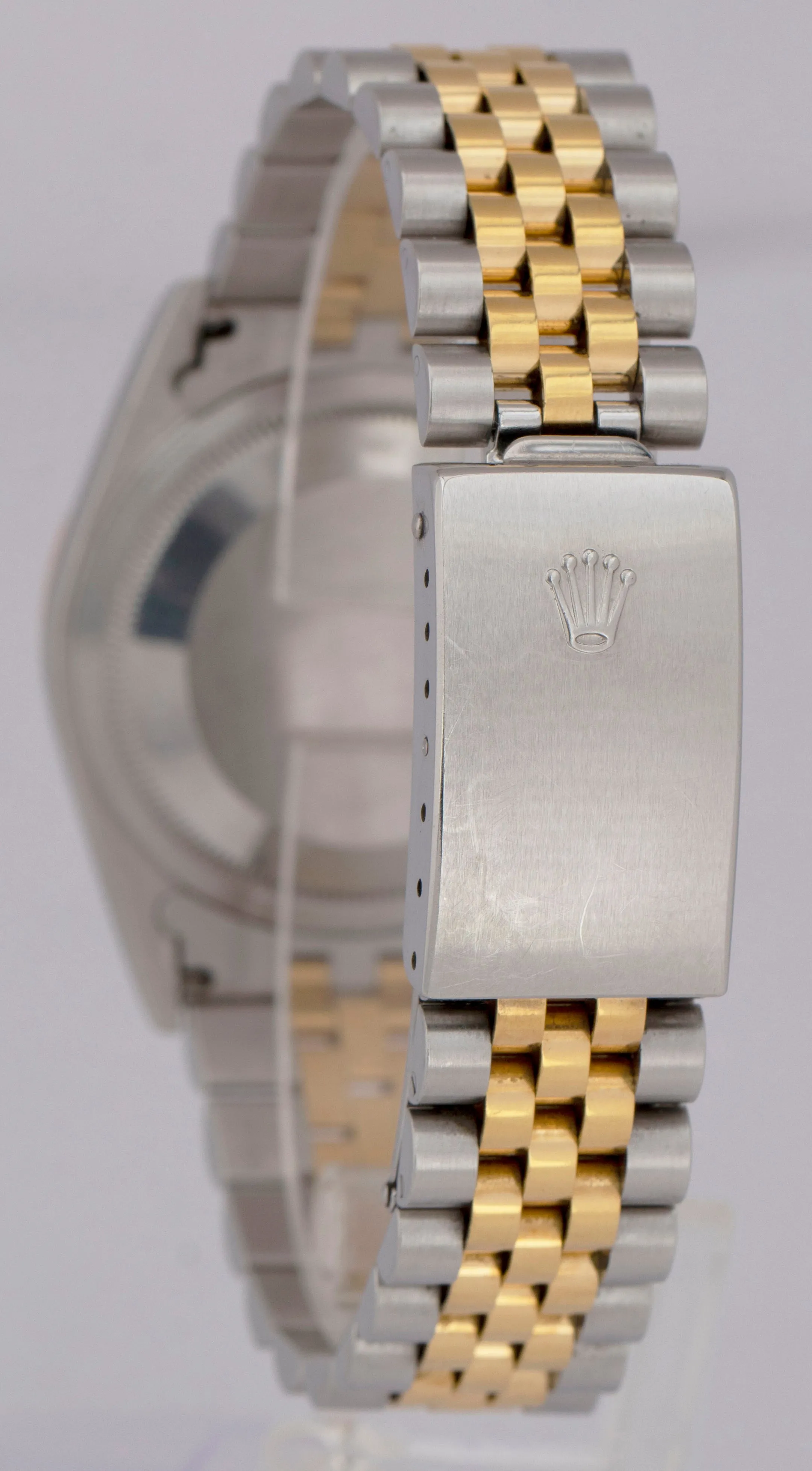 MINT PAPERS Rolex DateJust 36mm Champagne DIAMOND 16233 NO-HOLES 18K Watch BOX