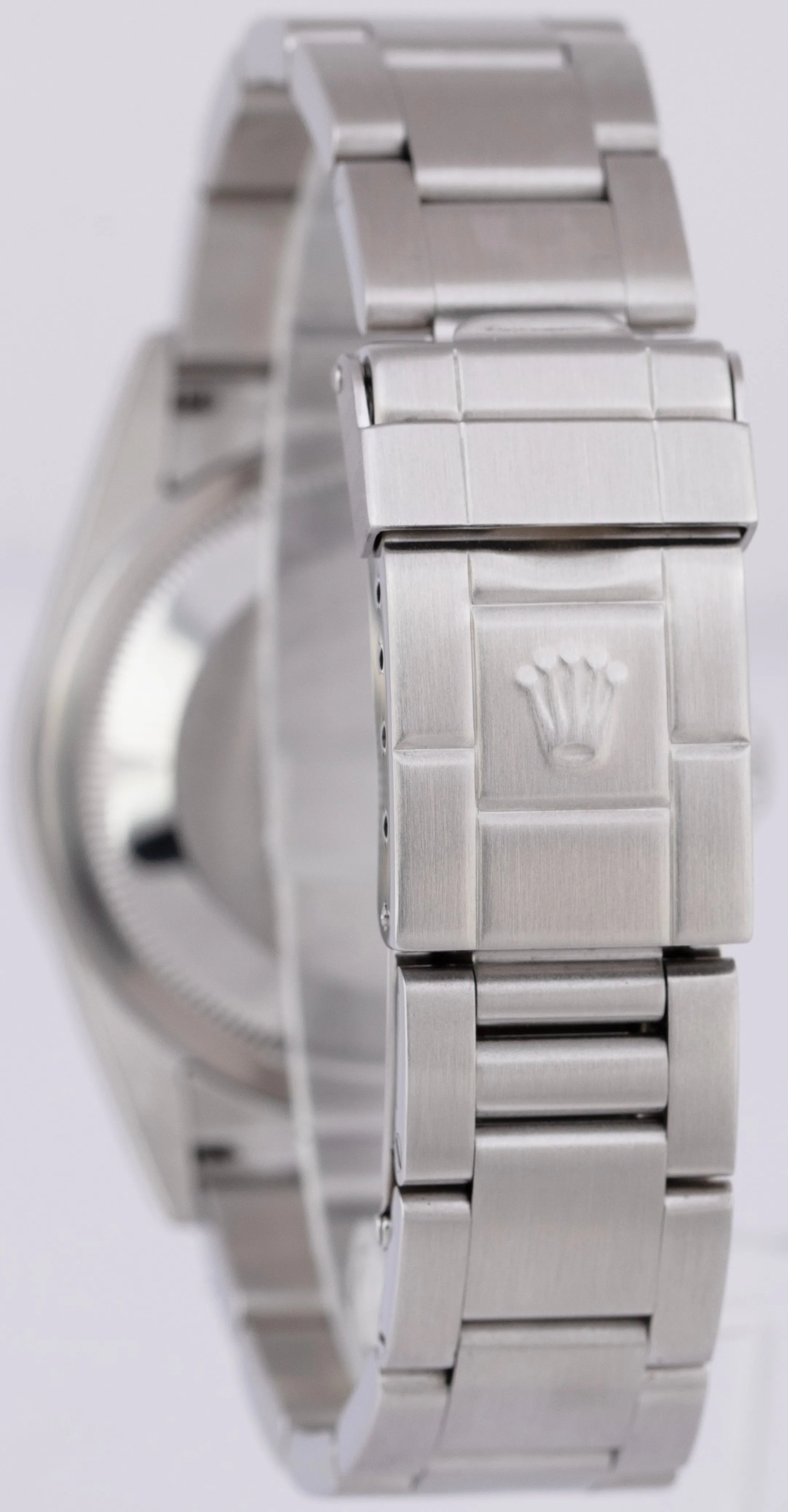 MINT Rolex Explorer I Black 36mm 3-6-9 Stainless Steel Oyster Watch 114270