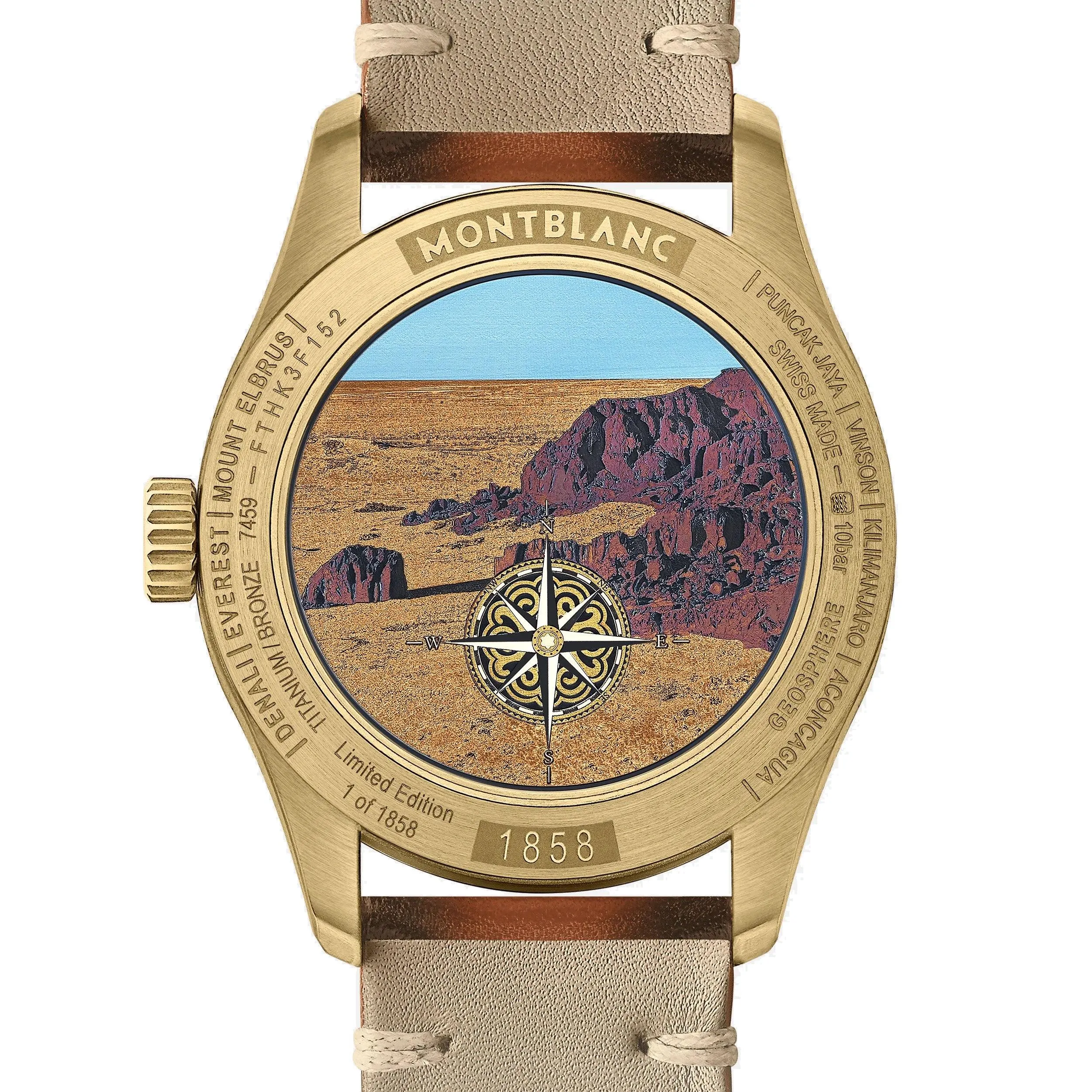 Montblanc MenTblanc 1858 GEOSPHERE MAN WATCH LIMITED EDITION 1858 Specifications 128504