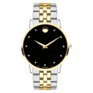 Movado Museum Classic Diamond Quartz Men's Watch 0607202