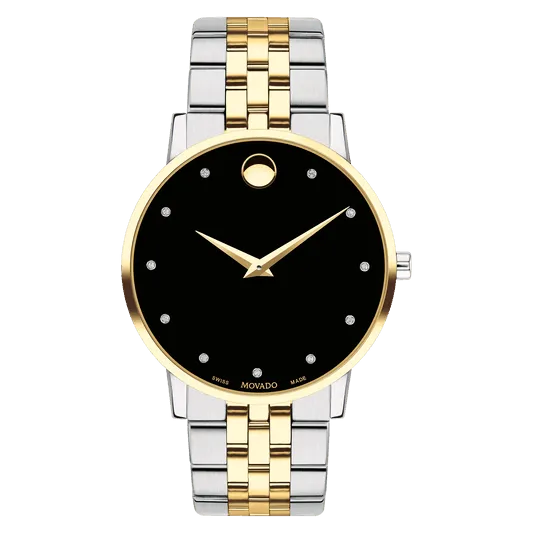 Movado Museum Classic Diamond Quartz Men's Watch 0607202