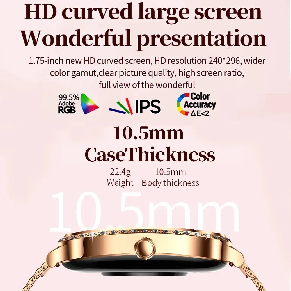 New For HUAWEI FIT3 Smart Watch Women 1.75" HD Display Heart Rate Sport Fitness IP68 Waterproof BT Call Smartwatch For Lady Gift