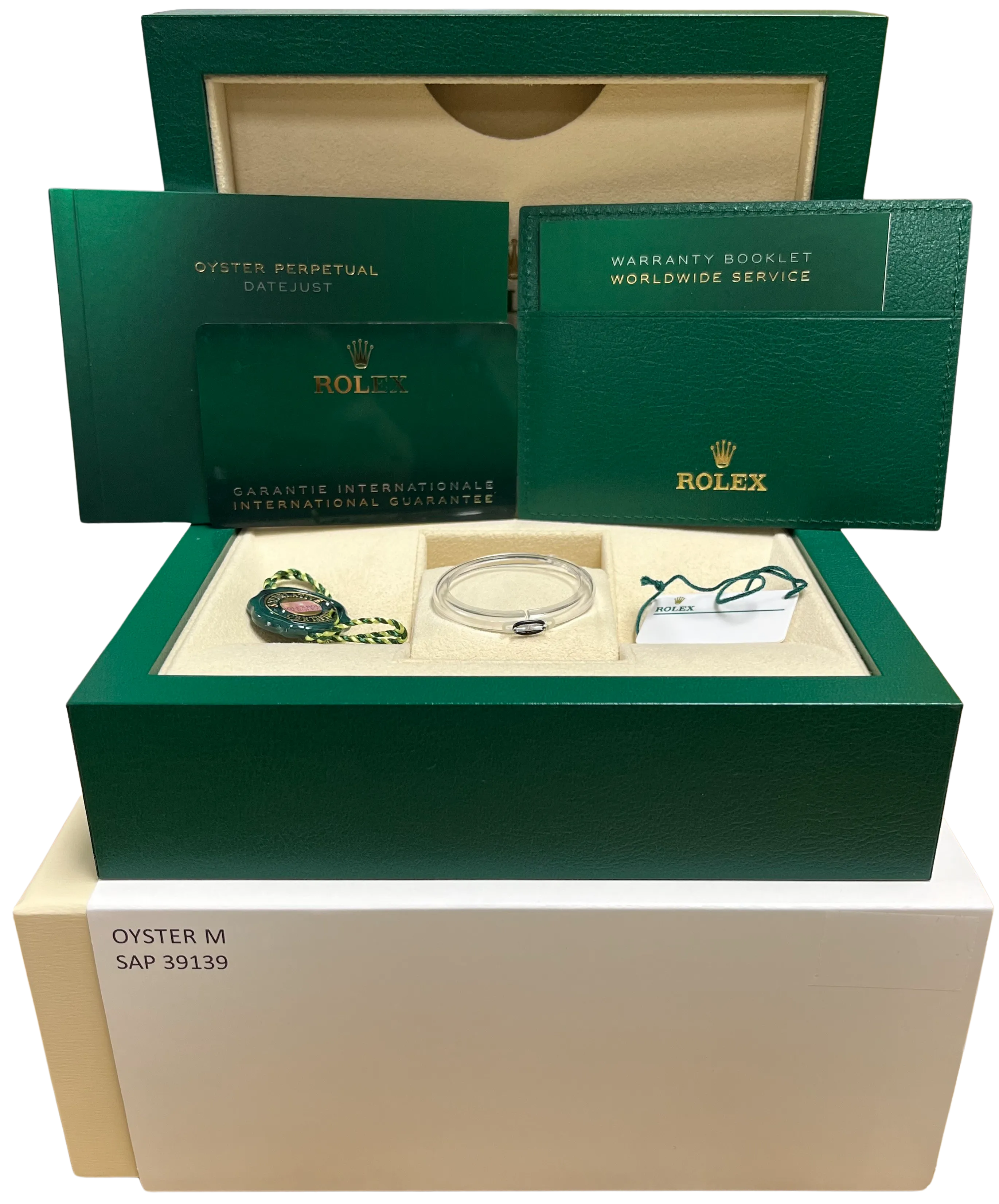 NEW NOV. 2023 PAPERS Rolex DateJust 41 Wimbledon Fluted Jubilee Watch 126334 B P