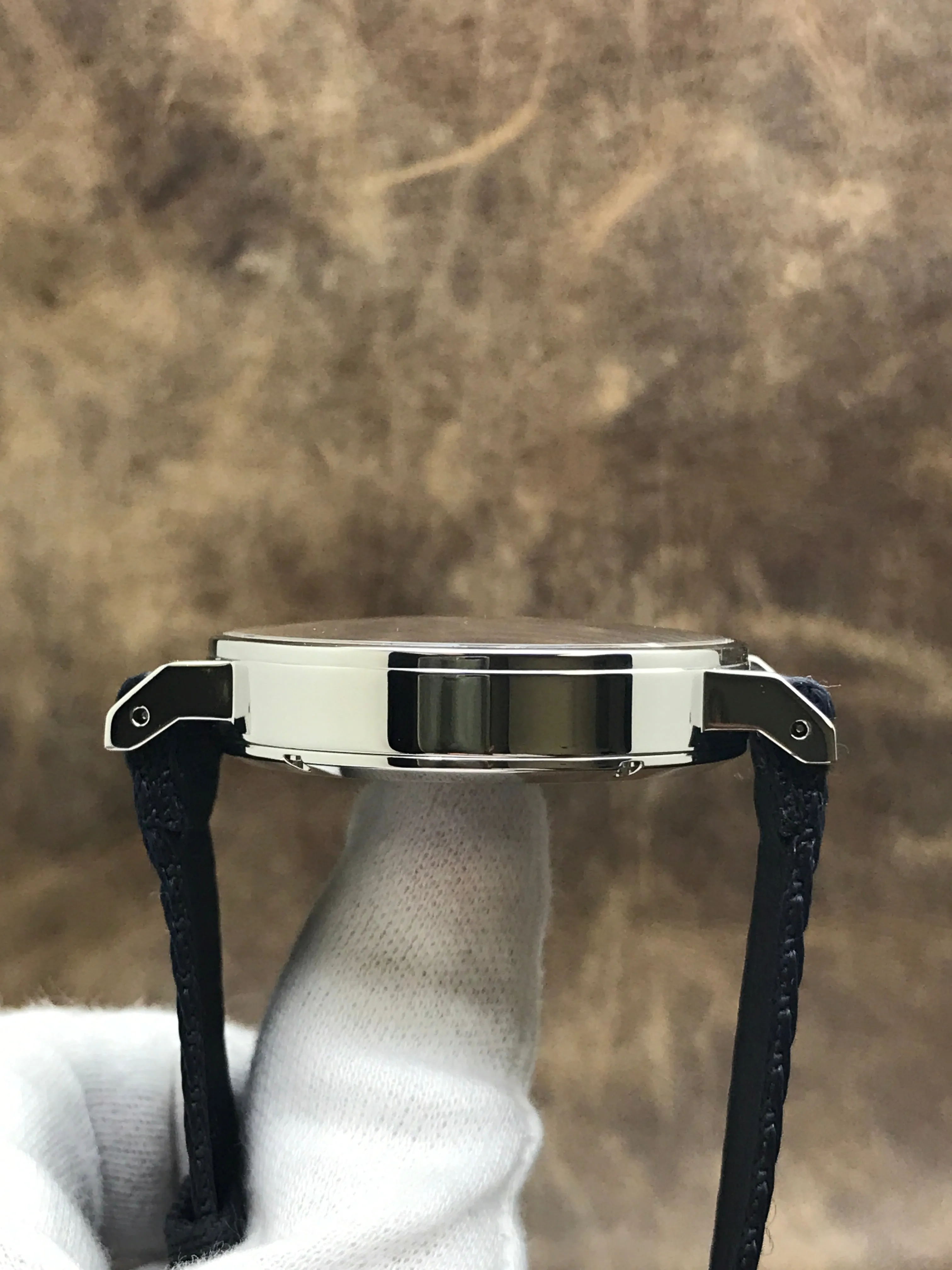 Nomos Ahoi Atlantik Datum 553 Navy Blue Dial Automatic Men's Watch