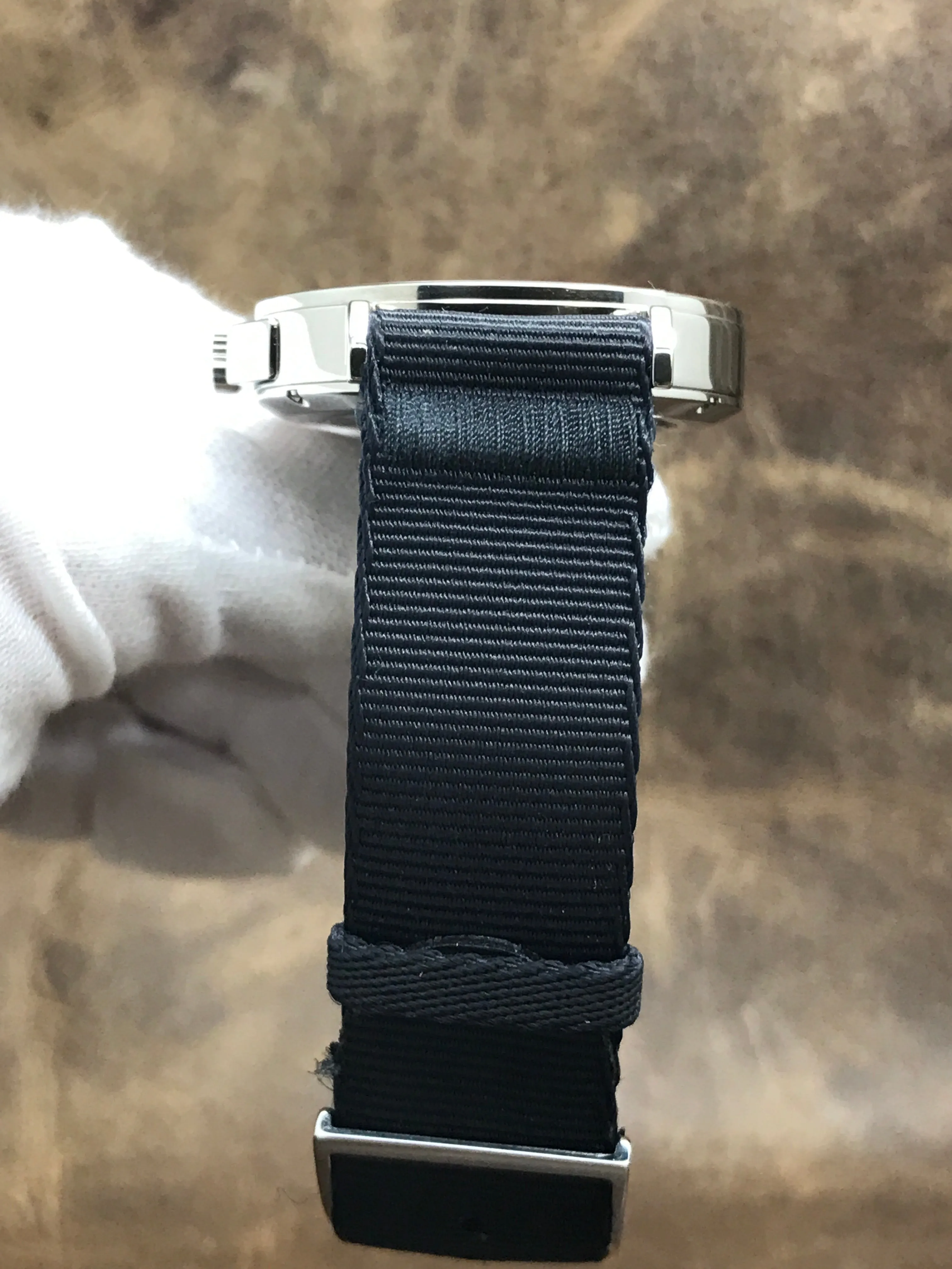 Nomos Ahoi Atlantik Datum 553 Navy Blue Dial Automatic Men's Watch