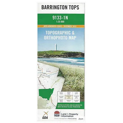 NSW Topo Map 1:25 000
