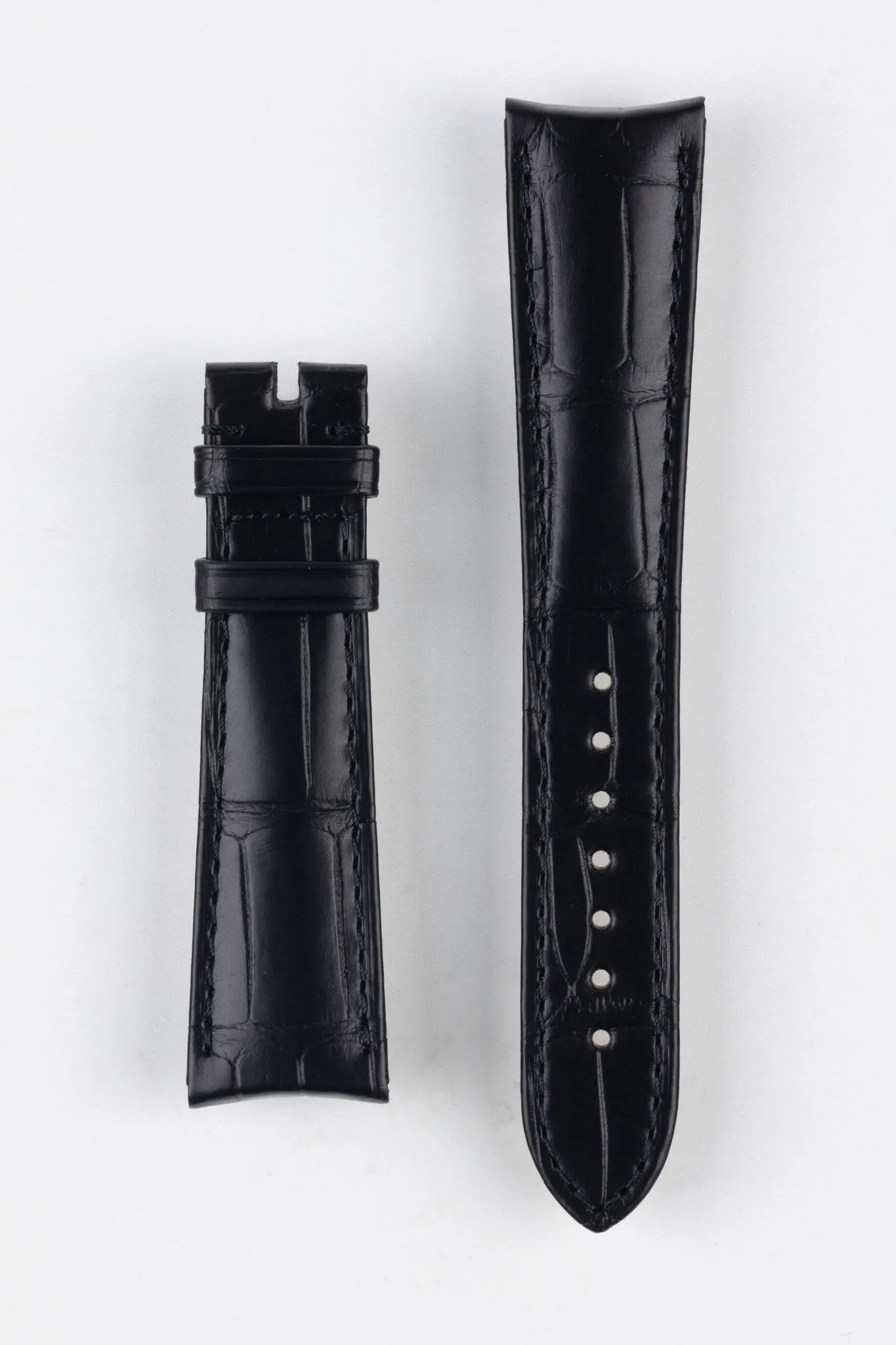 OMEGA CUZ000843 Speedmaster Genuine Alligator 20mm Watch Strap in BLACK
