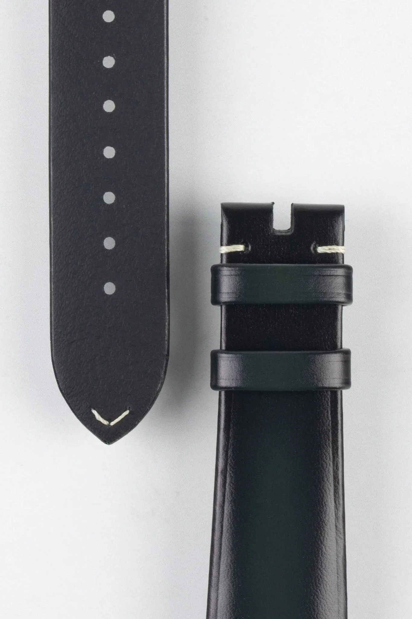 OMEGA CUZ015669 Speedmaster 57 Vintage Style 20mm Leather Watch Strap - DARK GREEN