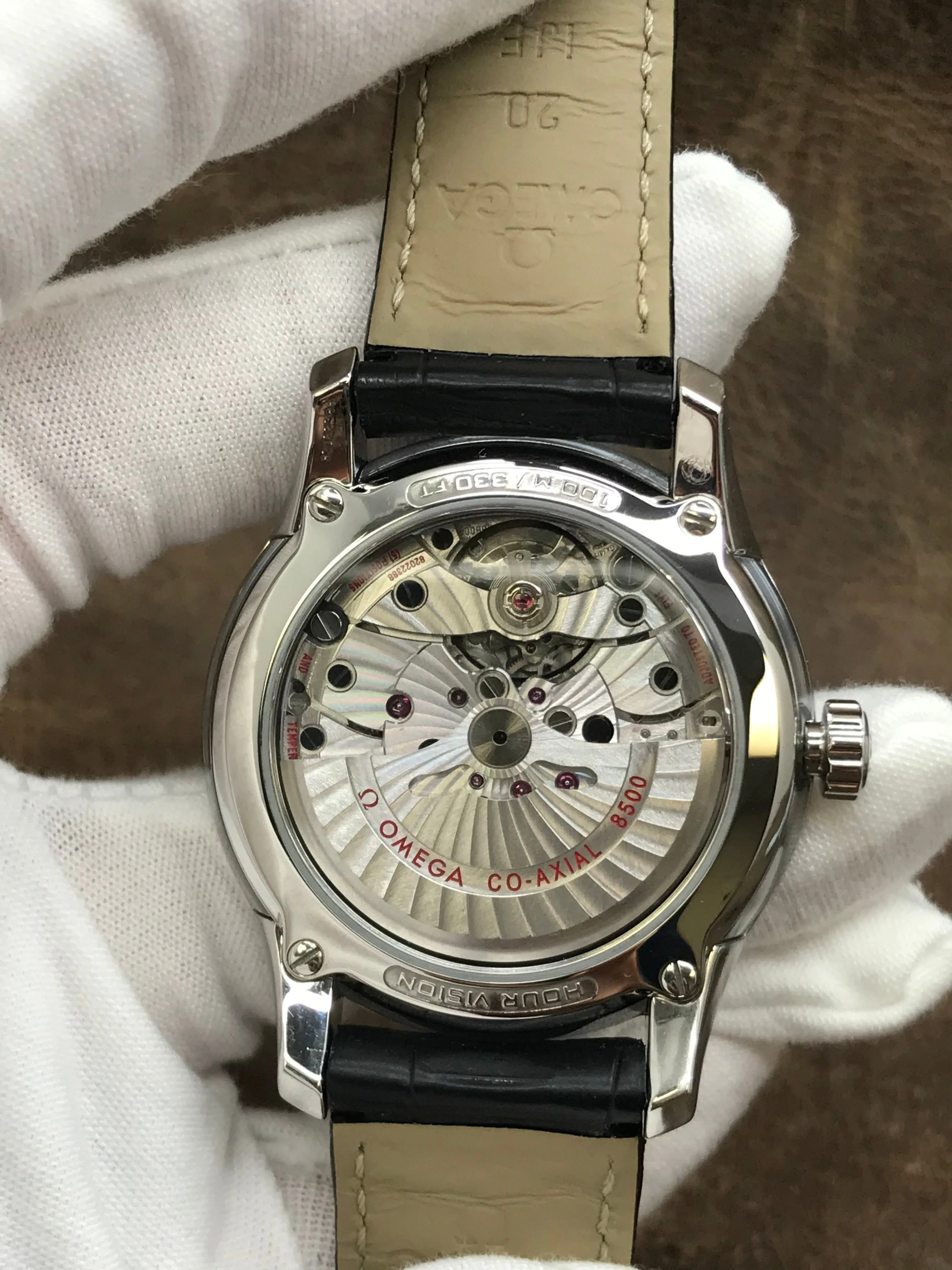 Omega De Ville Hour Vision 431.33.41.21.01.001 Black & Silver Dial Automatic Men's Watch