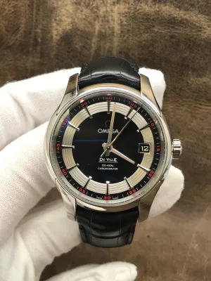 Omega De Ville Hour Vision 431.33.41.21.01.001 Black & Silver Dial Automatic Men's Watch