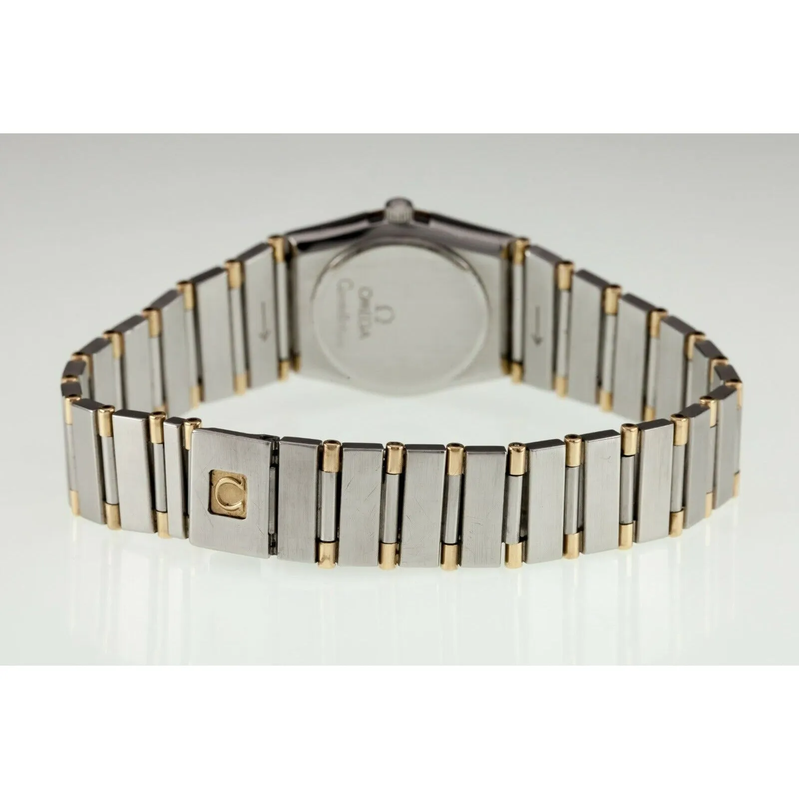 Omega Ladies Mini Constellation Two-Tone Quartz Watch w/ Diamonds