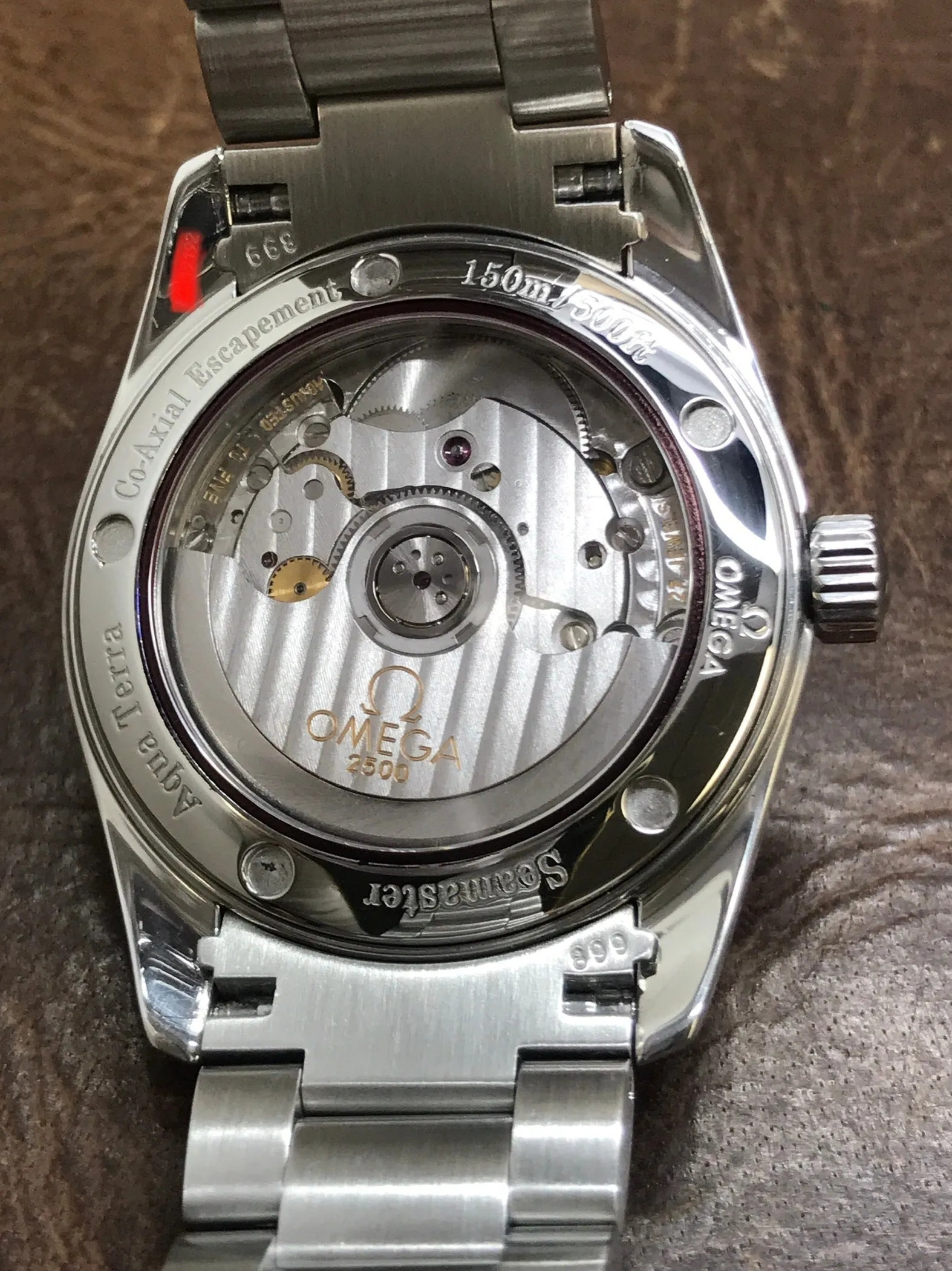 Omega Seamaster Aqua Terra B&P 2504.80 Navy Blue Dial Automatic Watch