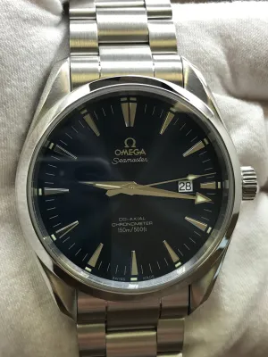 Omega Seamaster Aqua Terra Chronometer 2503.80.00 Blue Dial Automatic  Men's Watch