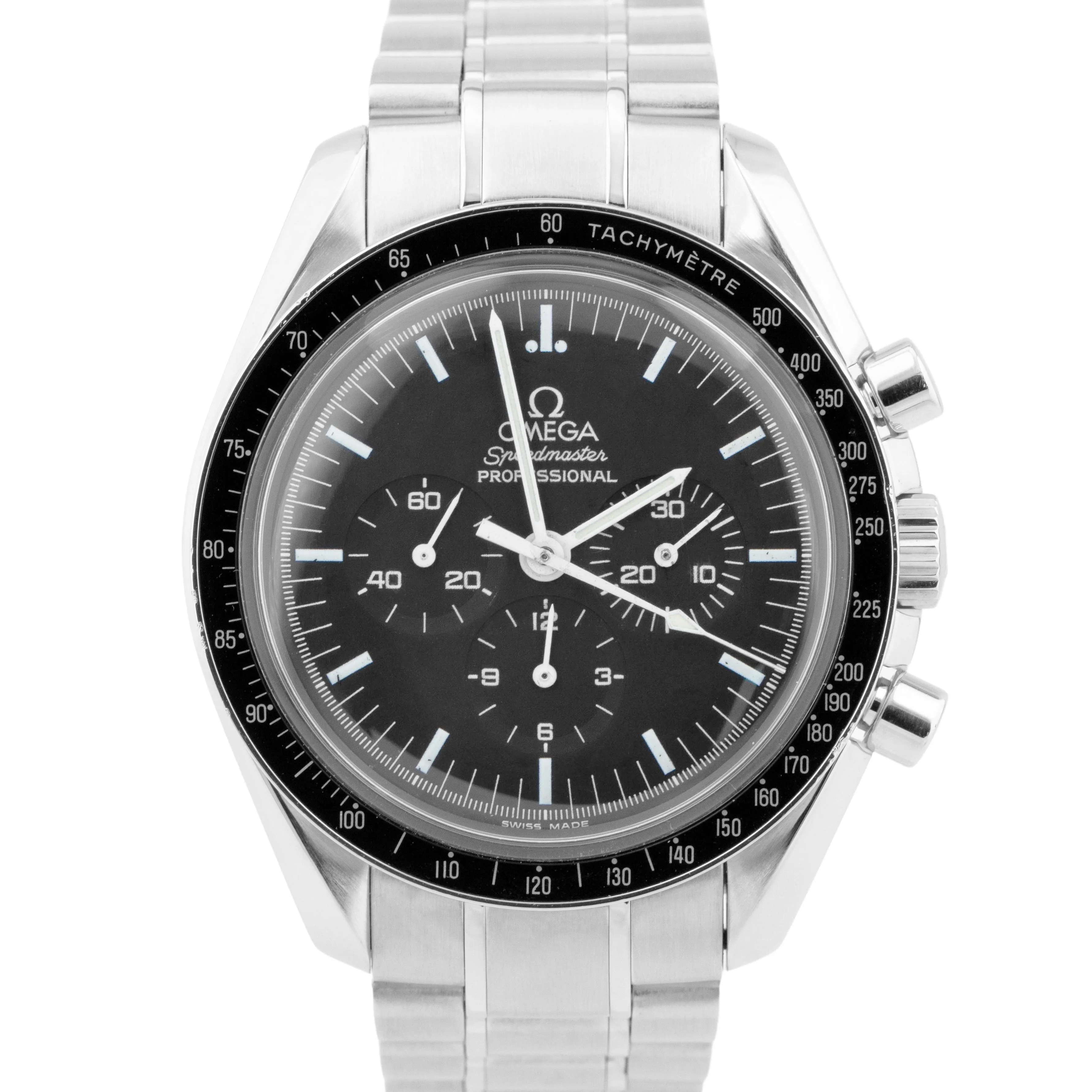 Omega Speedmaster Moonwatch Black Chronograph 42mm Stainless Watch 3570.50.00