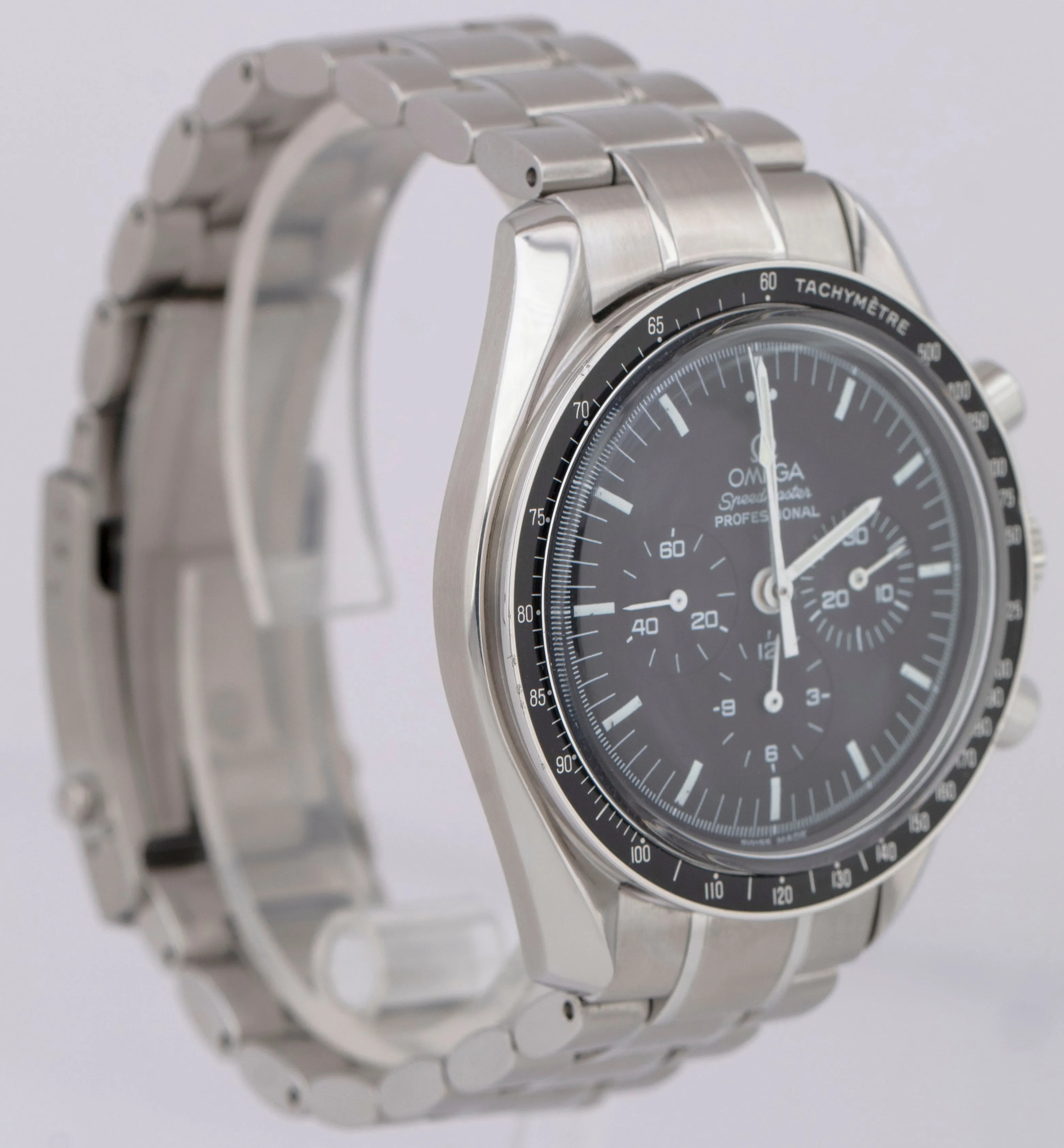 Omega Speedmaster Moonwatch Black Chronograph 42mm Stainless Watch 3570.50.00