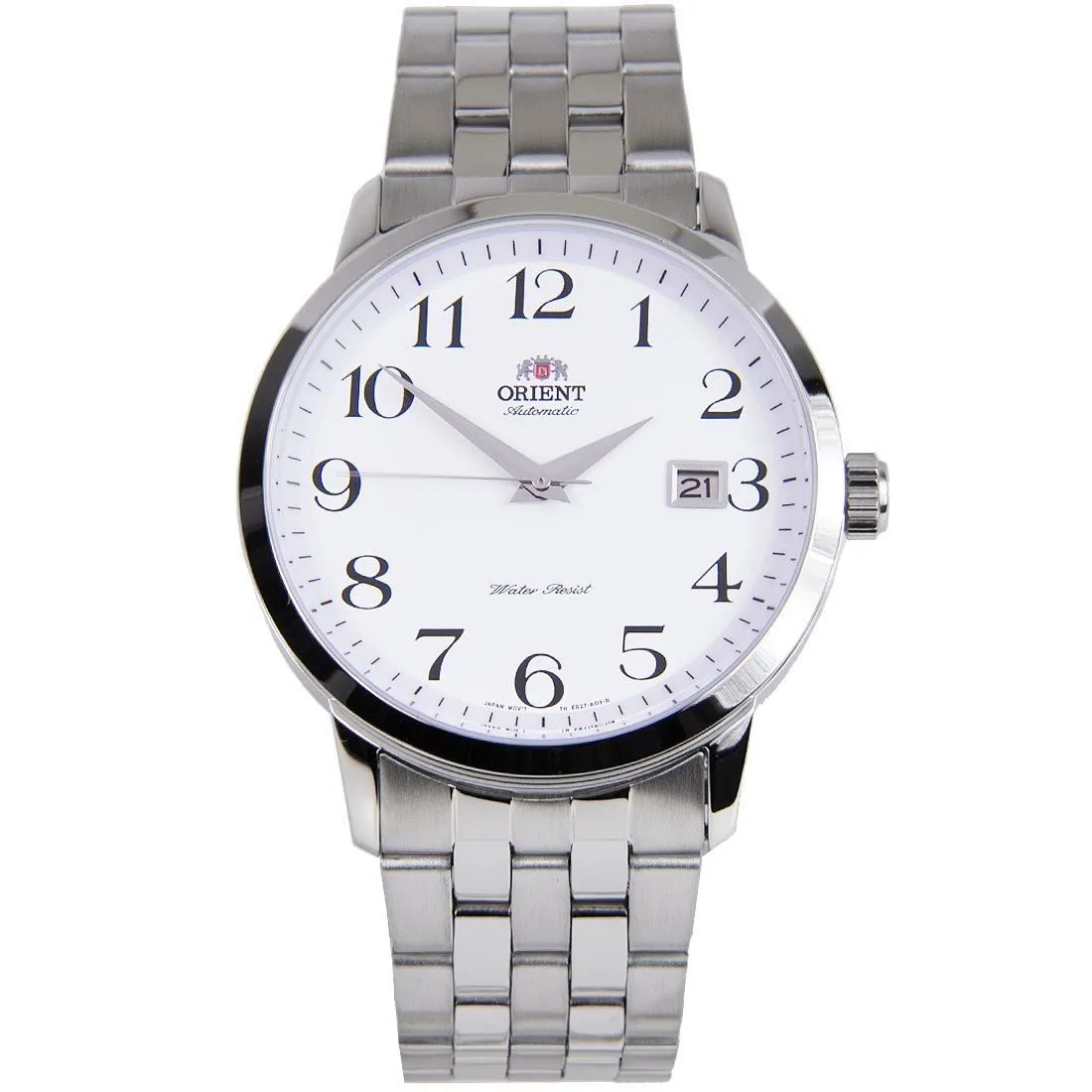 Orient FER2700DW0 ER2700DW Mechanical White Dial Mens Stainless Steel Watch