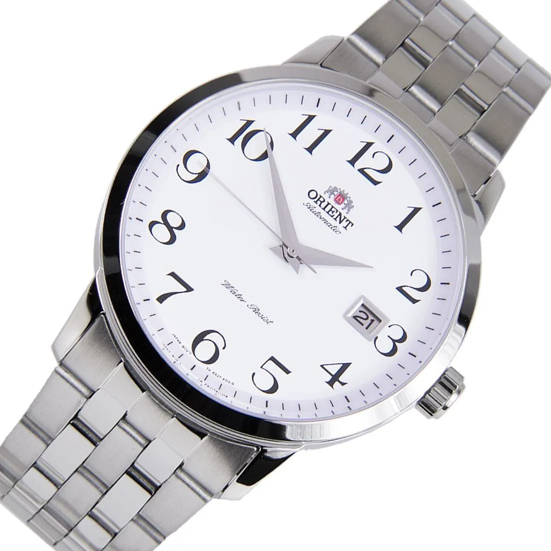 Orient FER2700DW0 ER2700DW Mechanical White Dial Mens Stainless Steel Watch