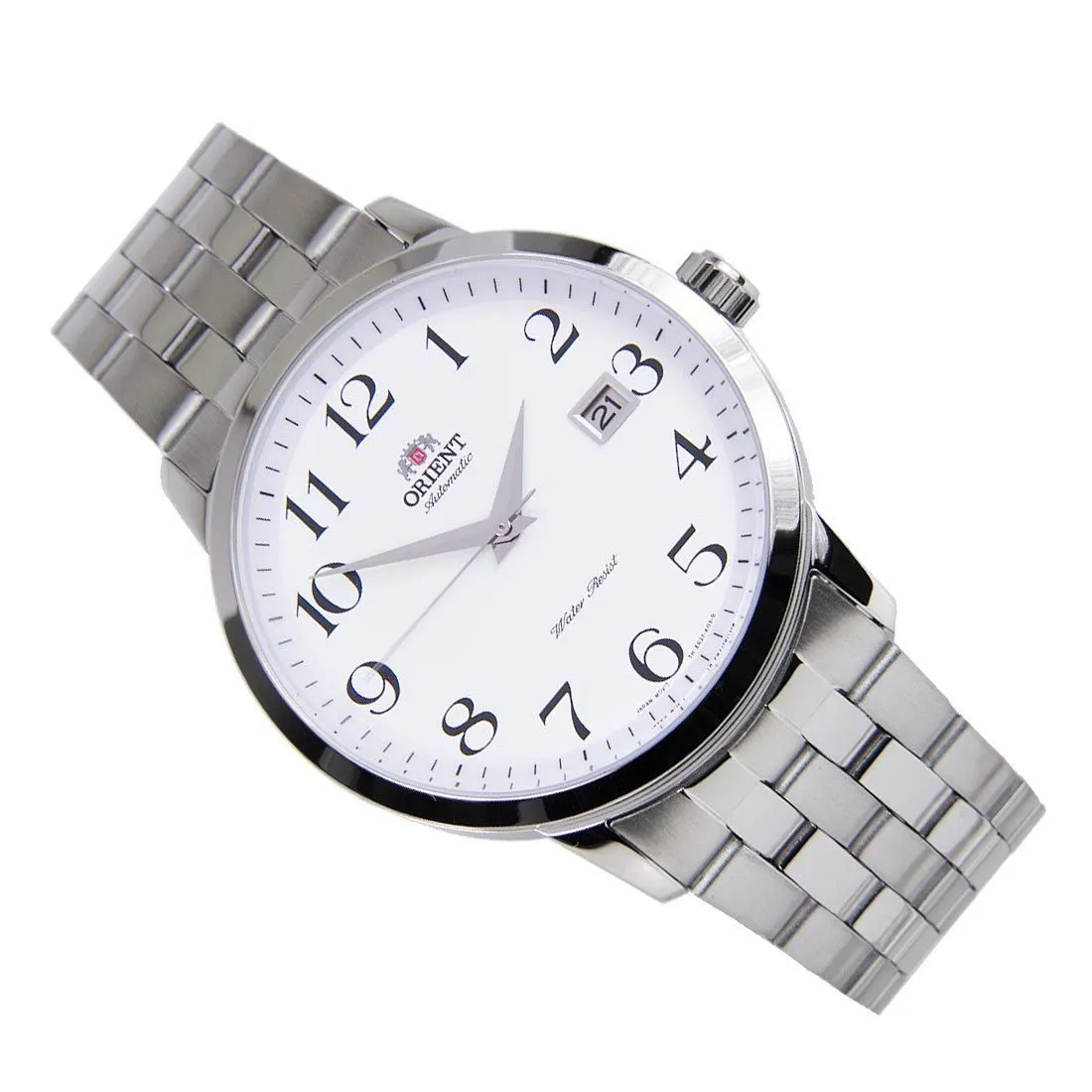 Orient FER2700DW0 ER2700DW Mechanical White Dial Mens Stainless Steel Watch