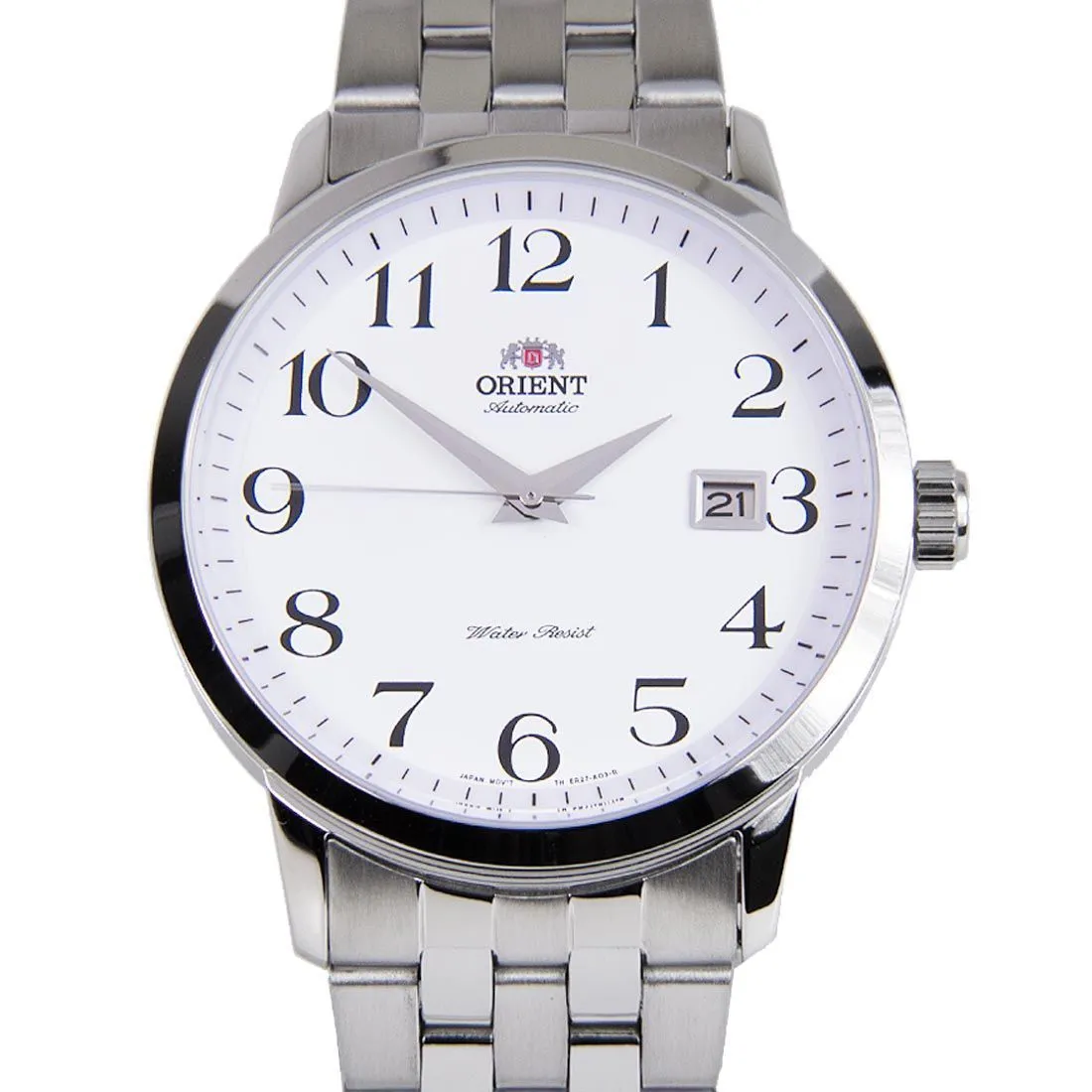 Orient FER2700DW0 ER2700DW Mechanical White Dial Mens Stainless Steel Watch
