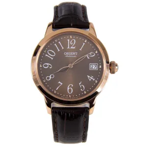 Orient Ladies Mechanical AC06001T Leather Strap Analog Fashion Watch