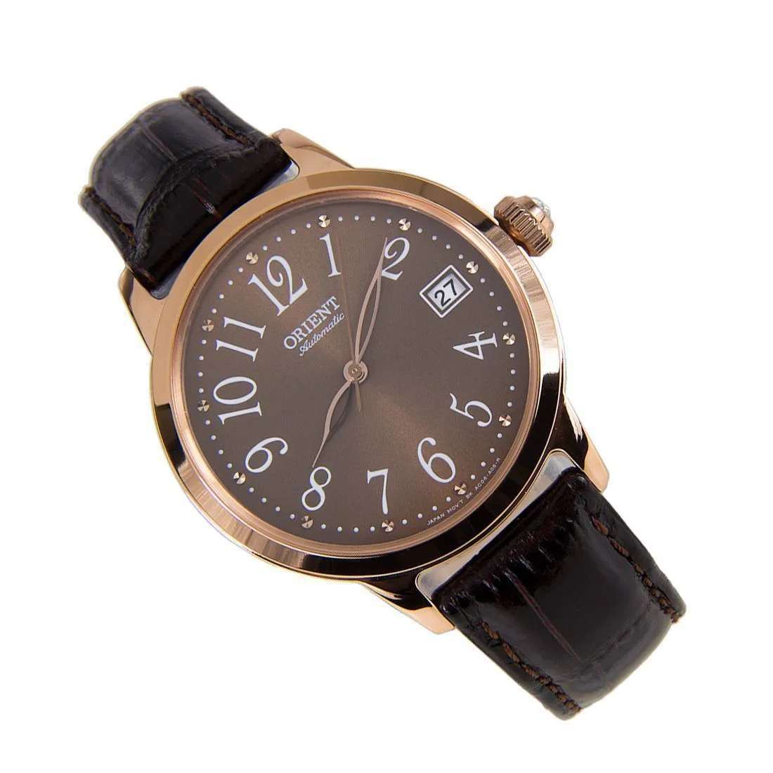 Orient Ladies Mechanical AC06001T Leather Strap Analog Fashion Watch